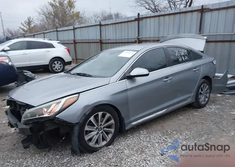 2017 Hyundai Sonata Sport z USA, uszkodzony, nr VIN 5NPE34AF1HH476179